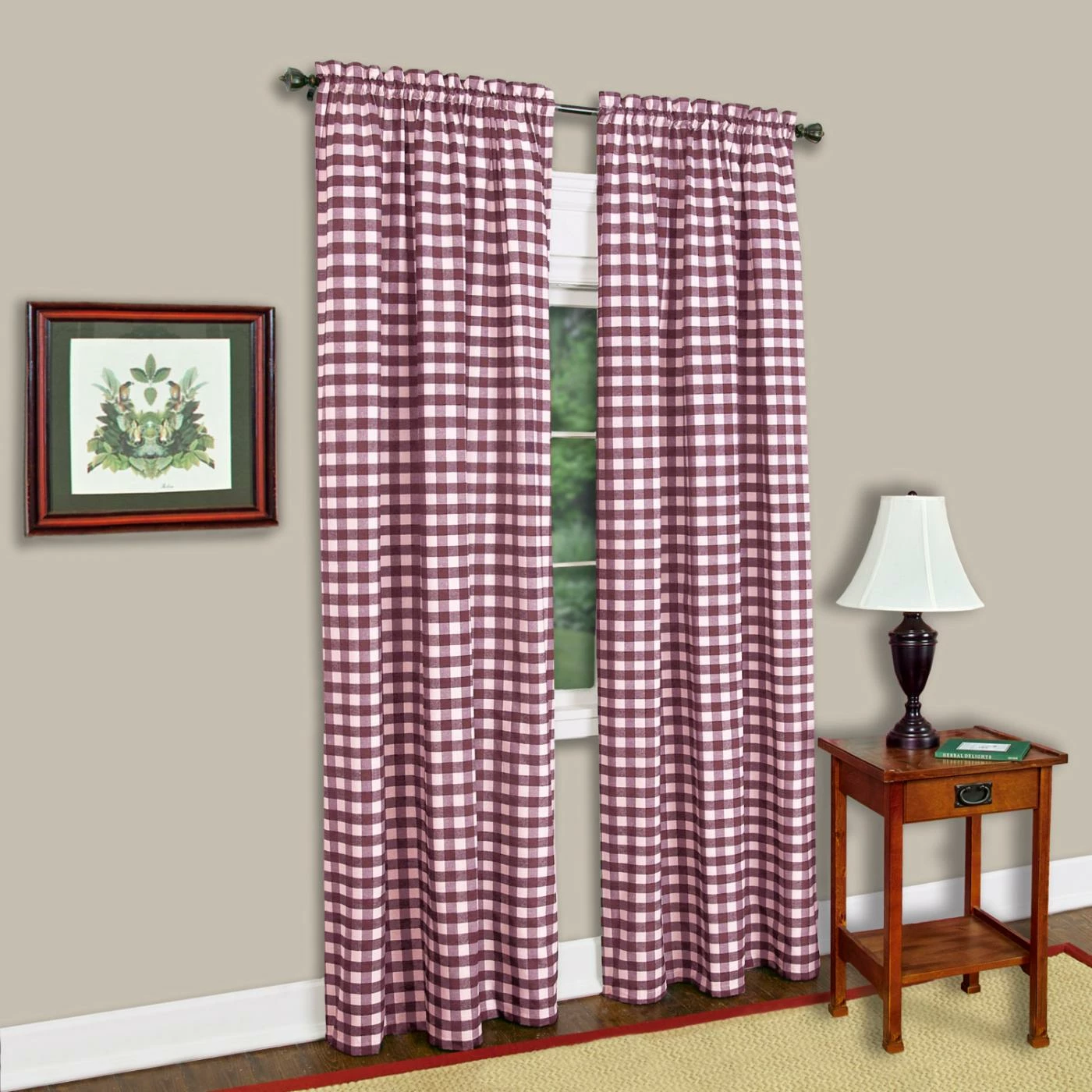 Wholesale β 73 - 84 In. Achim Buffalo Check Rod Pocket Curtain Panel π₯° 2 Wholesale β 73 - 84 In. Achim Buffalo Check Rod Pocket Curtain Panel π₯° - Image 2