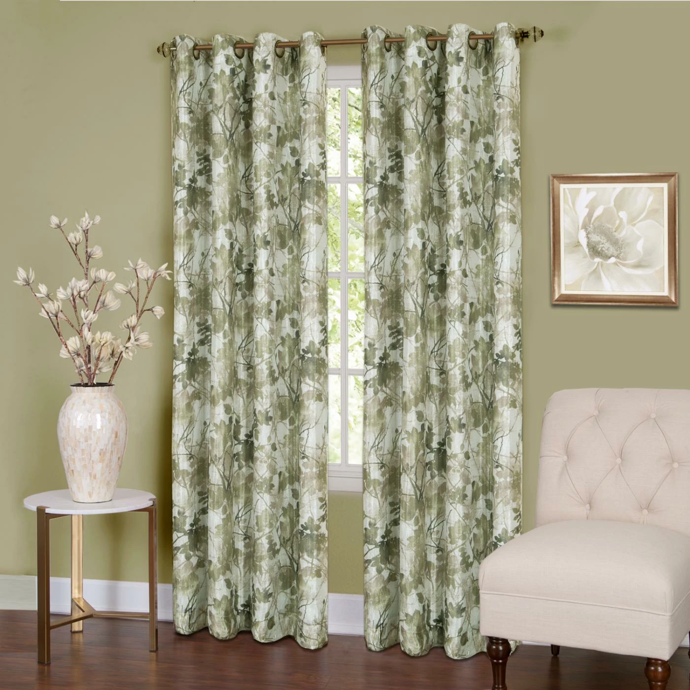 Promo π₯ 73 - 84 In. Achim Tranquil - Lined Grommet Window Curtain Panel β€οΈ 2 Promo π₯ 73 - 84 In. Achim Tranquil - Lined Grommet Window Curtain Panel β€οΈ - Image 2