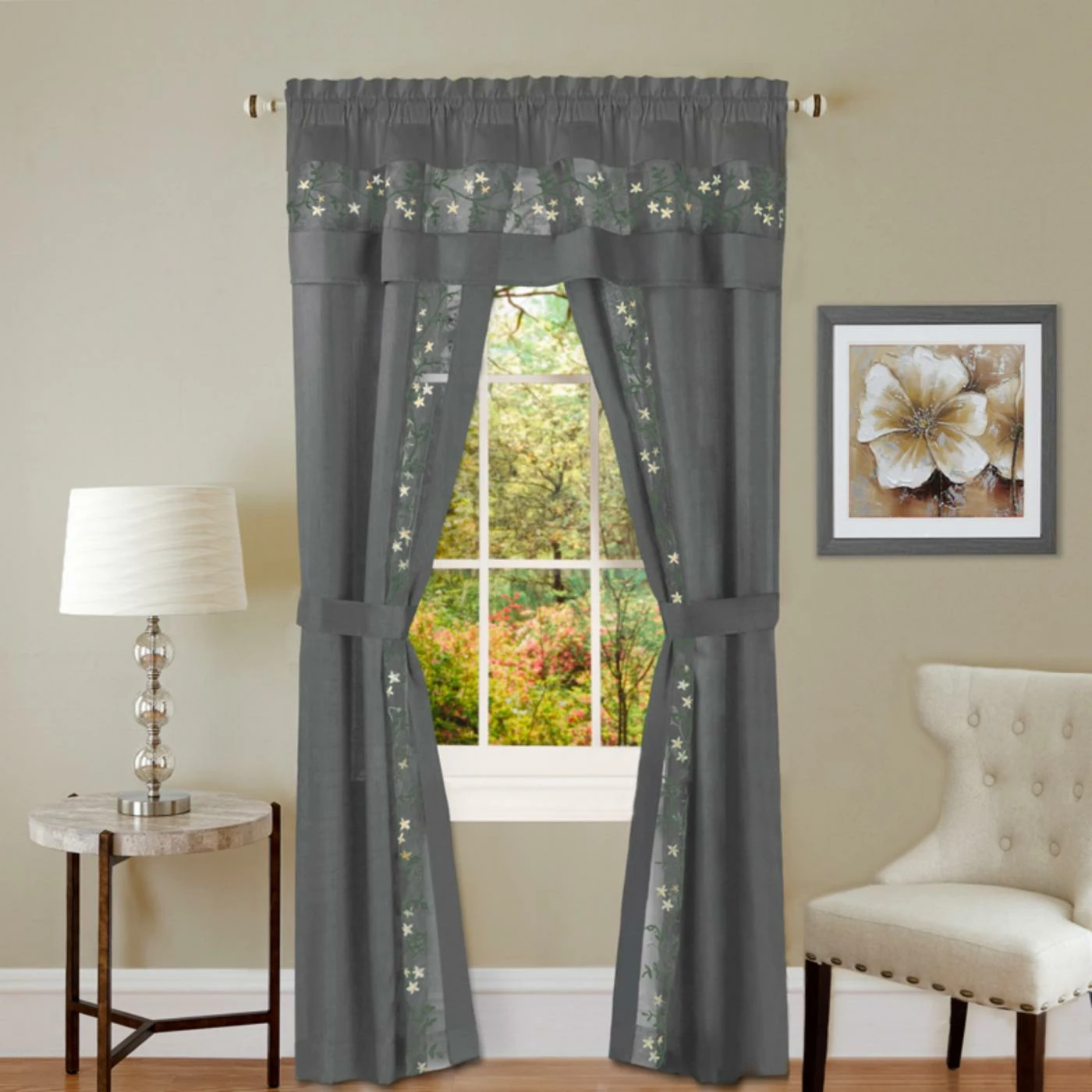 Best Pirce π Curtain Panels Achim Fairfield Window Curtain Set π 2 Best Pirce π Curtain Panels Achim Fairfield Window Curtain Set π - Image 2