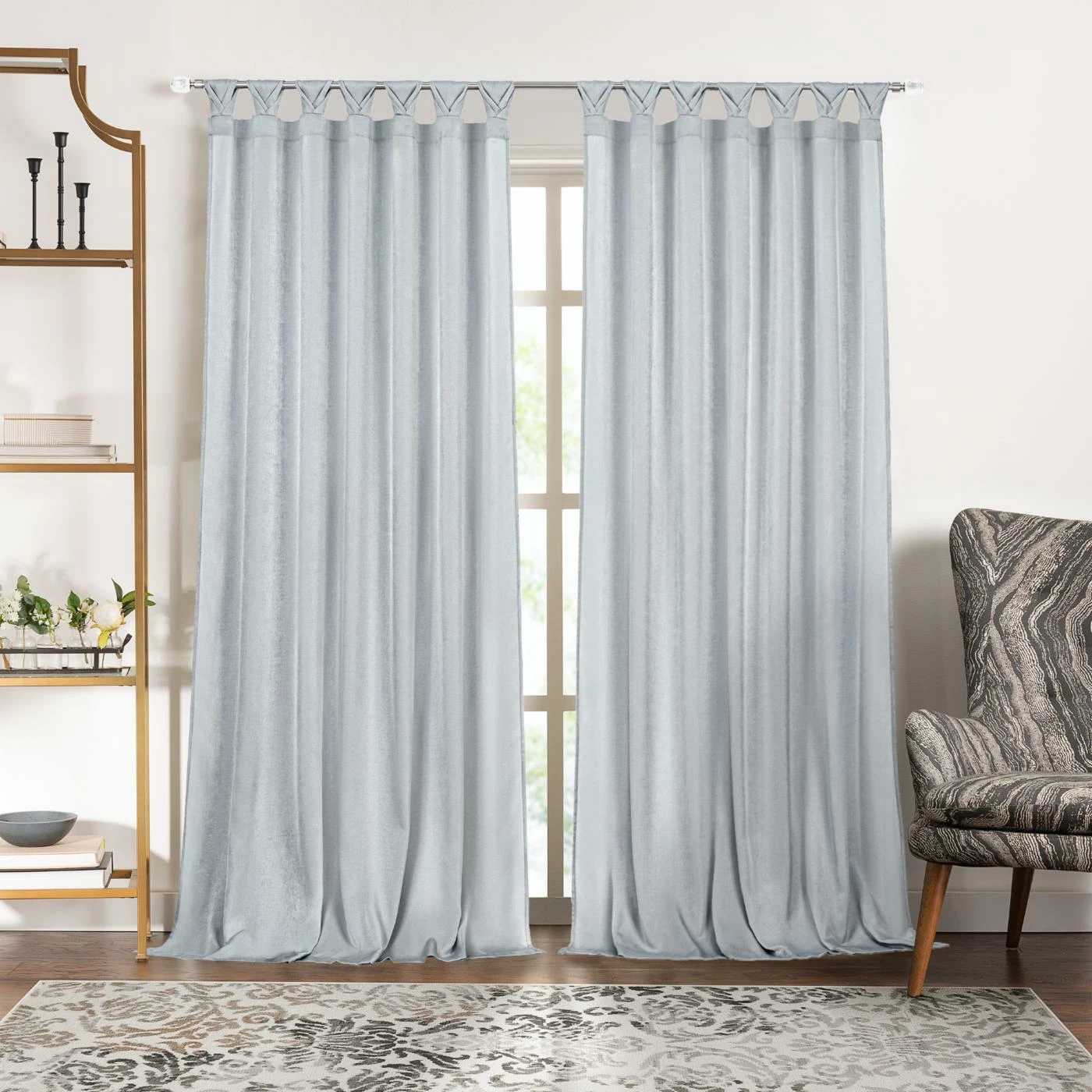 Best deal 😀 73 - 84 In. Achim Peri Tulip Tab Top Window Curtain Panel ⭐ 2 Best deal 😀 73 - 84 In. Achim Peri Tulip Tab Top Window Curtain Panel ⭐ - Image 2