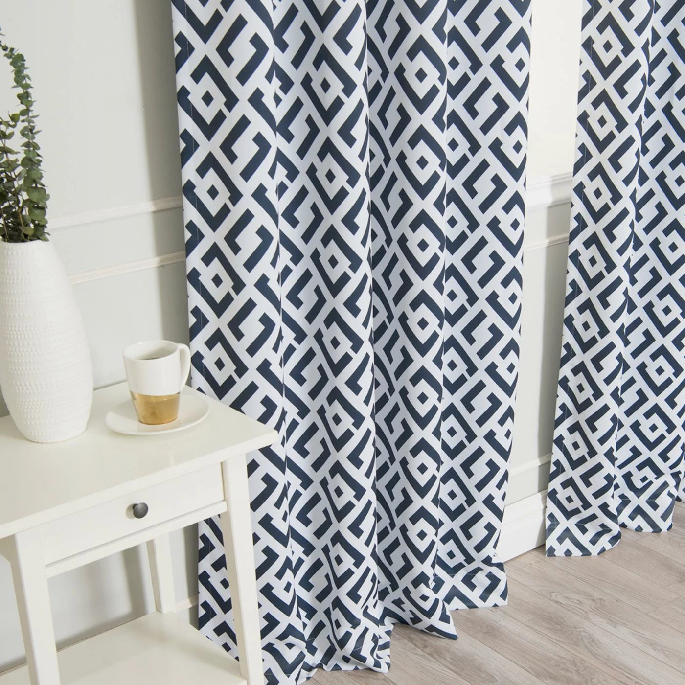 Coupon ๐ฅฐ Curtain Panels Best Home Fashion Geo Lattice Blackout Curtains ๐ 2 Coupon ๐ฅฐ Curtain Panels Best Home Fashion Geo Lattice Blackout Curtains ๐ - Image 2