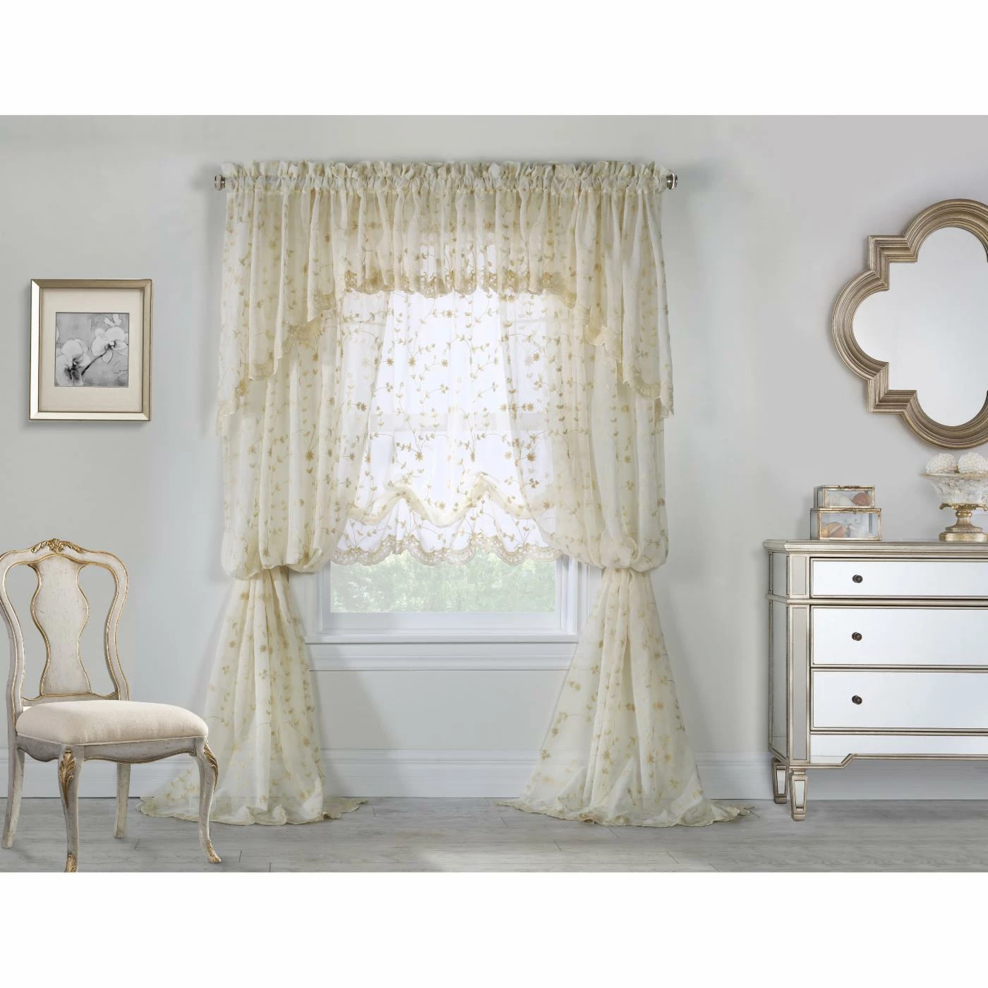 Wholesale β¨ Curtain Tiers Habitat Grandeur Embroidered Balloon Curtain π₯ 2 Wholesale β¨ Curtain Tiers Habitat Grandeur Embroidered Balloon Curtain π₯ - Image 2