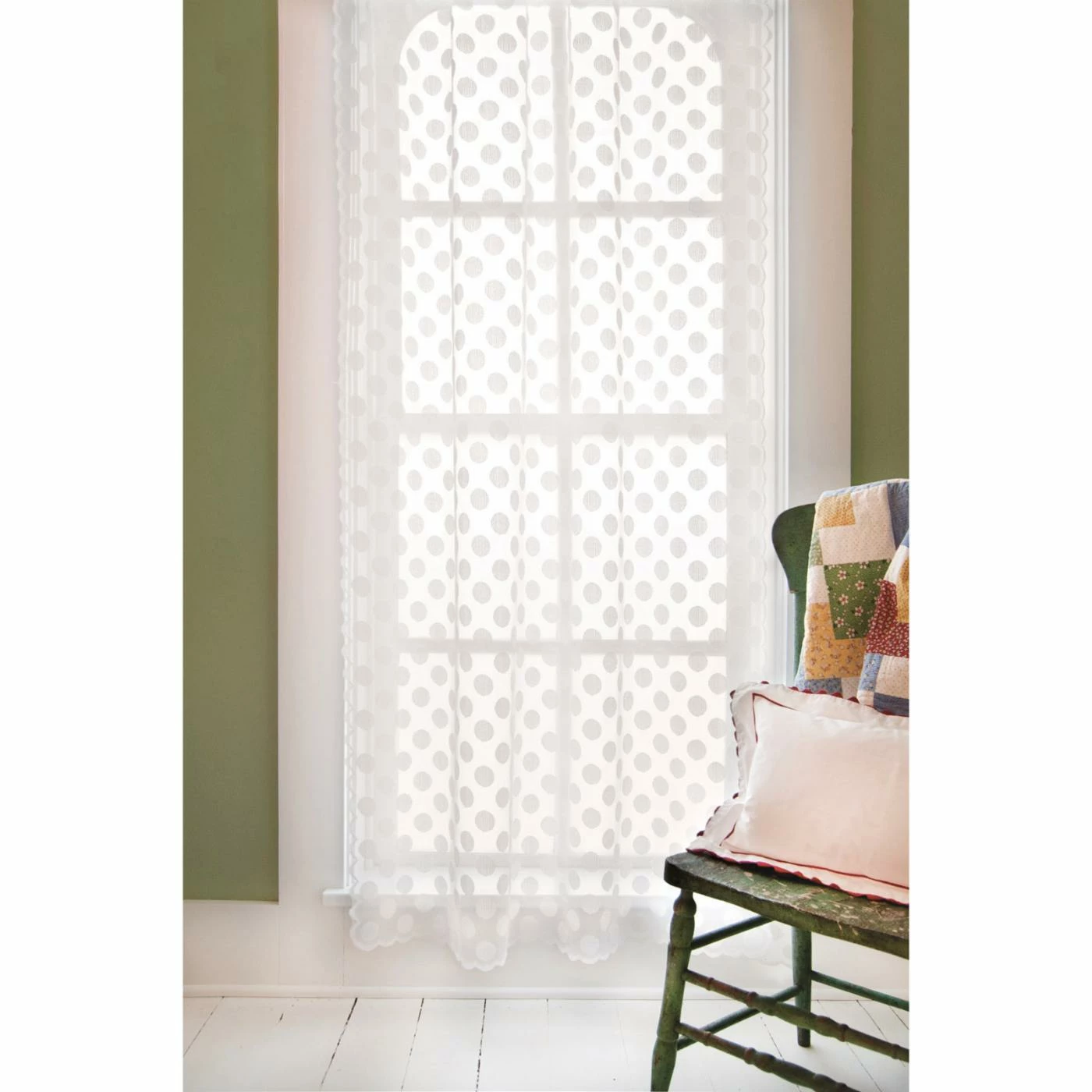 Cheapest ๐ Curtain Panels Heritage Lace Polka Dot II Curtain Panel ๐ 2 Cheapest ๐ Curtain Panels Heritage Lace Polka Dot II Curtain Panel ๐ - Image 2