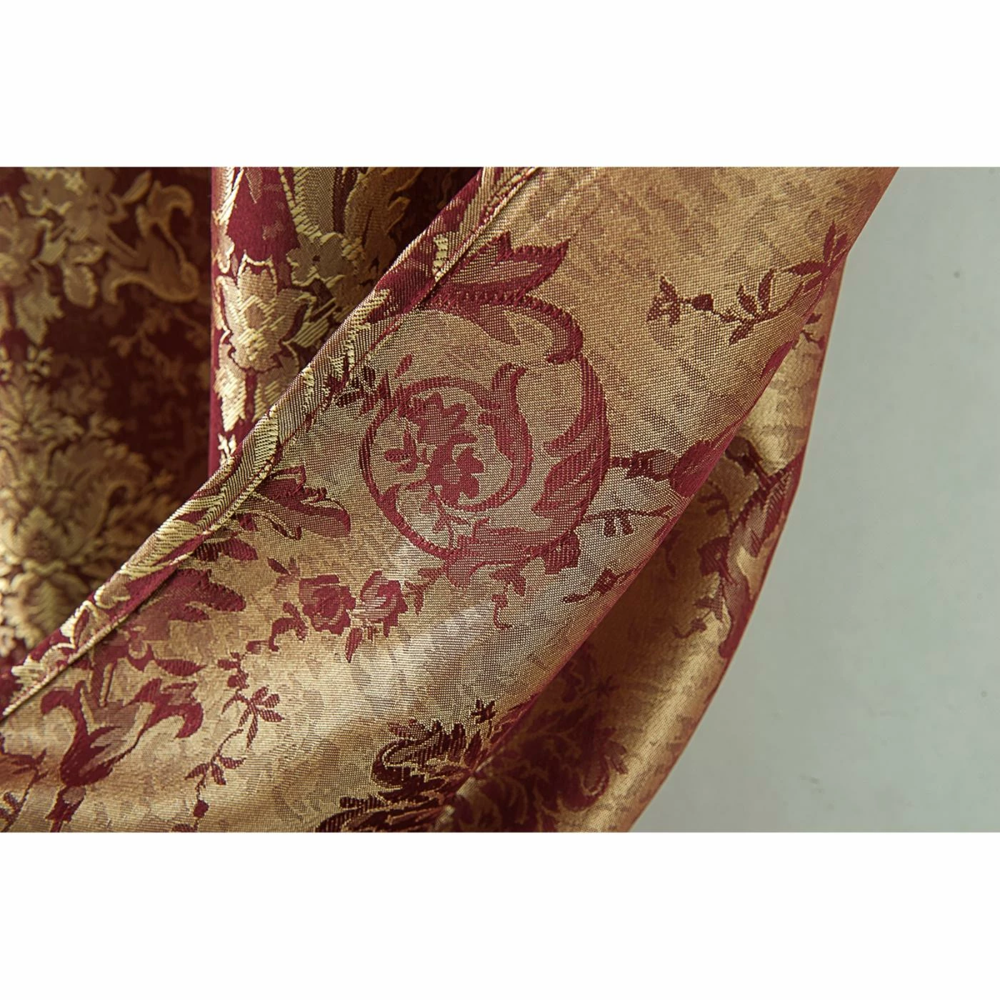 Deals π― Curtain Panels RT Designers Collection Gloria Floral/Damask Textured Jacquard 84 In. Single Rod Pocket Curtain Panel With Attached Valance π 2 Deals π― Curtain Panels RT Designers Collection Gloria Floral/Damask Textured Jacquard 84 In. Single Rod Pocket Curtain Panel With Attached Valance π - Image 2