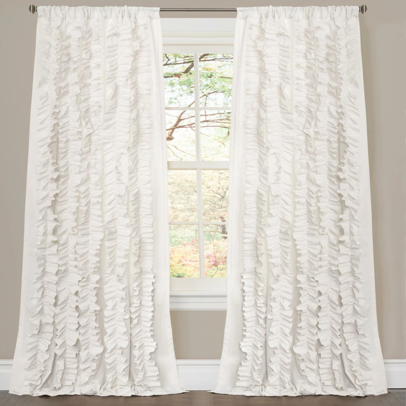 Coupon ⌛ Curtain Panels Lush Decor Bell Curtain Panel Pair With Optional Valance 🎁 2 Coupon ⌛ Curtain Panels Lush Decor Bell Curtain Panel Pair With Optional Valance 🎁 - Image 2