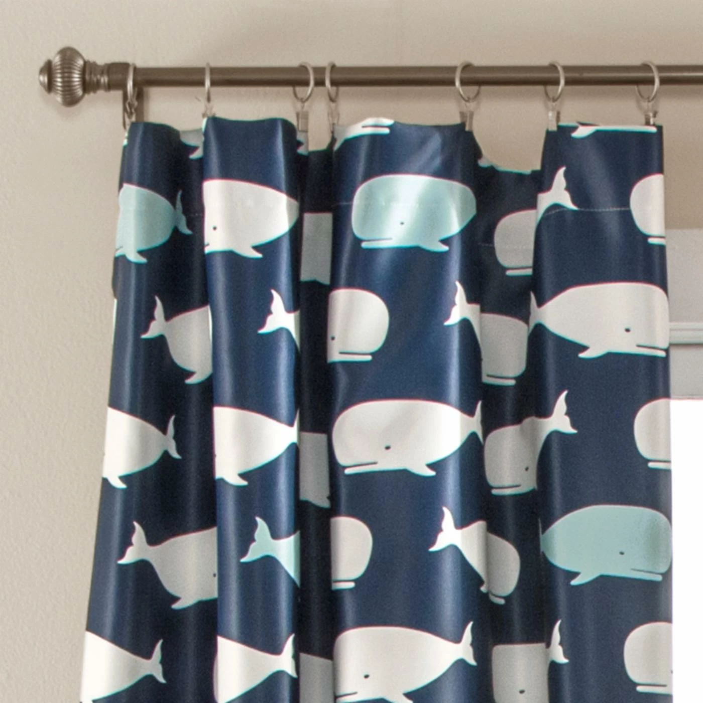 Discount 🤩 Curtain Panels Half Moon Whale Window Curtain Panel Set 🤩 2 Discount 🤩 Curtain Panels Half Moon Whale Window Curtain Panel Set 🤩 - Image 2