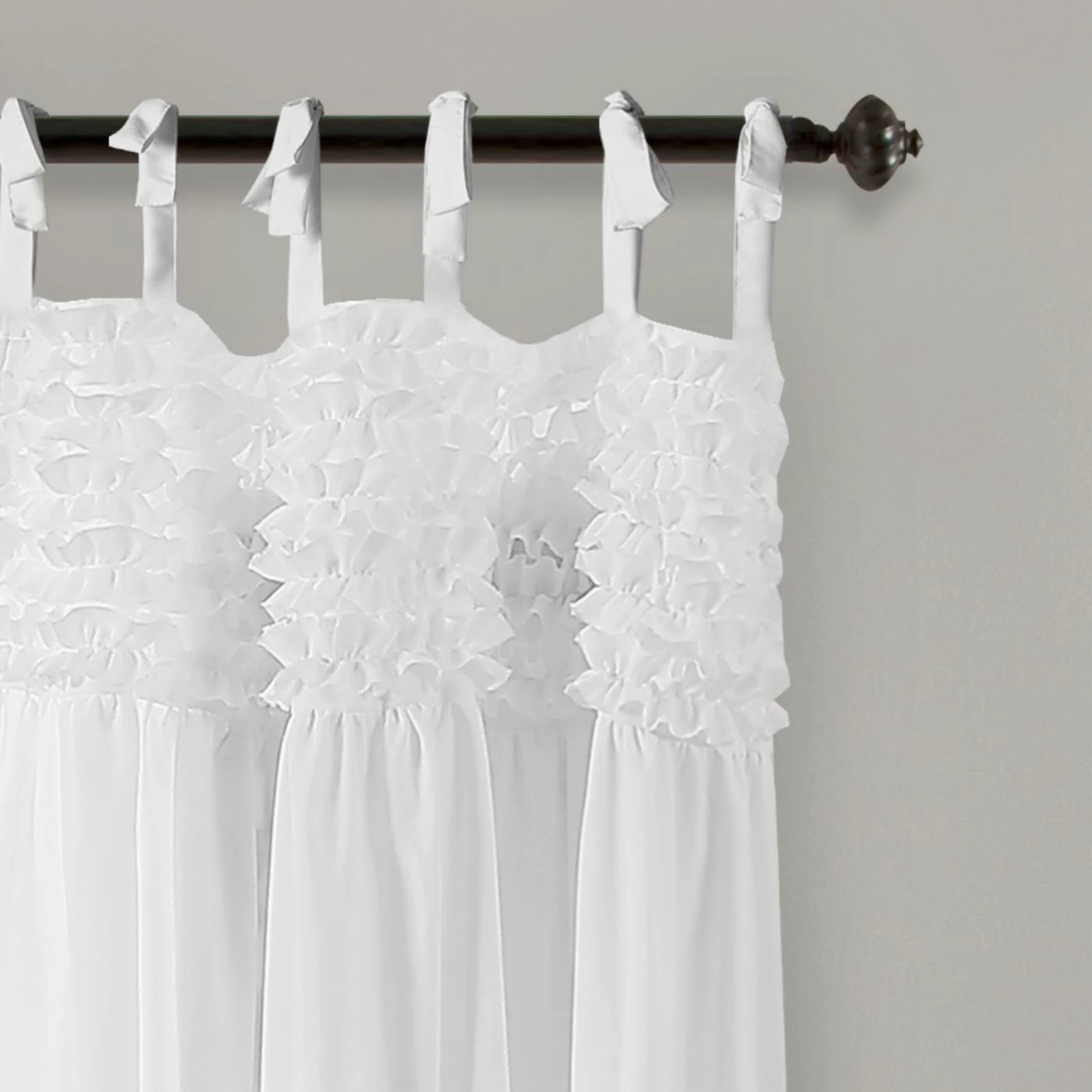 Best deal ⌛ Curtain Panels Lush Decor Lydia Ruffle Panel Pair ✨ 2 Best deal ⌛ Curtain Panels Lush Decor Lydia Ruffle Panel Pair ✨ - Image 2