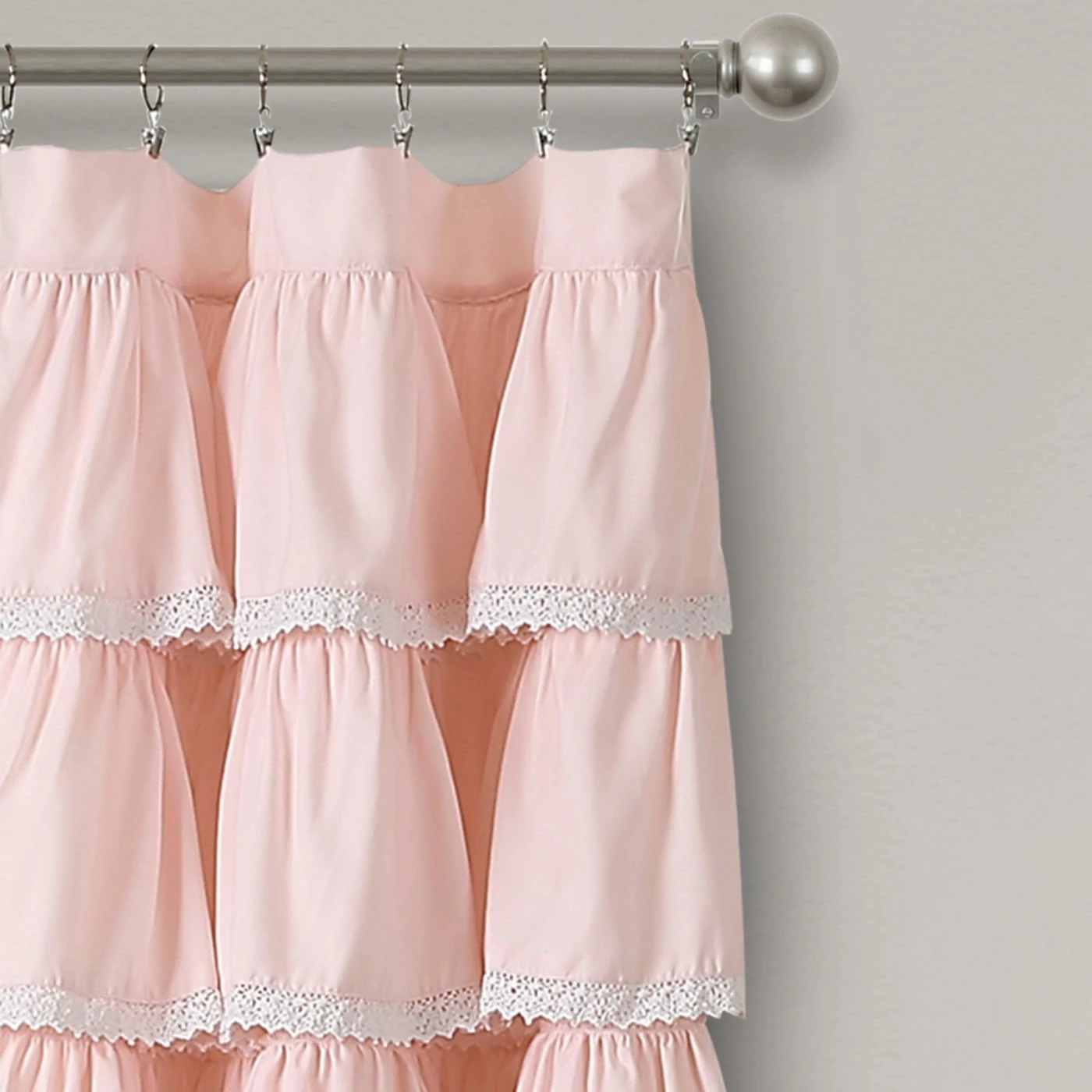 Coupon 🛒 Curtain Panels Lush Decor Lace Ruffle Window Curtain Panel ⭐ 2 Coupon 🛒 Curtain Panels Lush Decor Lace Ruffle Window Curtain Panel ⭐ - Image 2