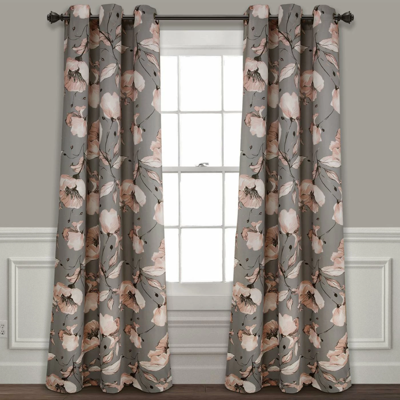 Coupon โ๏ธ Curtain Panels Lush Decor Delsey Floral Absolute Blackout Curtain Panel Pair ๐ 2 Coupon โ๏ธ Curtain Panels Lush Decor Delsey Floral Absolute Blackout Curtain Panel Pair ๐ - Image 2