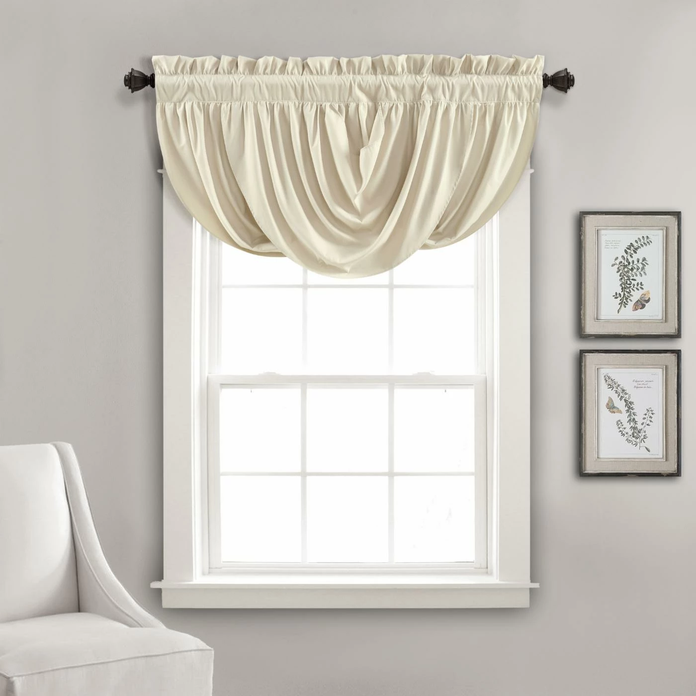 Cheap π― Curtain Panels Lush Decor Lucia Window Valance π₯ 2 Cheap π― Curtain Panels Lush Decor Lucia Window Valance π₯ - Image 2