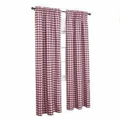 Wholesale ⭐ 73 - 84 In. Achim Buffalo Check Rod Pocket Curtain Panel 🥰