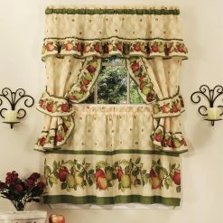 Top 10 ❤️ Curtain Tiers Achim Apple Orchard Cottage Curtain Set 🛒
