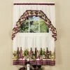 Best Pirce 🌟 Curtain Tiers Achim Chardonnay Printed Tier Curtain And Swag Set 👏