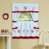 Cheap 😀 Curtain Tiers Achim Gala Embellished Cottage Curtain Set 🥰