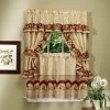 Outlet 👍 Curtain Tiers Achim Sunflower Cottage Curtain Set ⭐