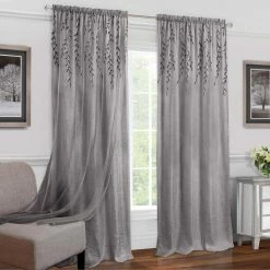 Deals 👏 Curtain Panels Achim Willow Rod Pocket Window Curtain Panel 🤩