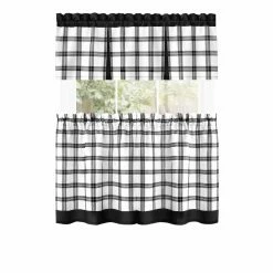 Best reviews of 🧨 36 - 45 In. Achim Tate Tier And Valance Window Curtain Set 🌟