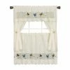 Buy ⭐ 36 - 45 In. Achim Daisy Meadow Embellished Cottage Window Curtain Set 🤩
