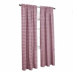 Top 10 ✨ 91 - 95 In. Achim Buffalo Check 42W X 95L In. Window Curtain Panel ⌛