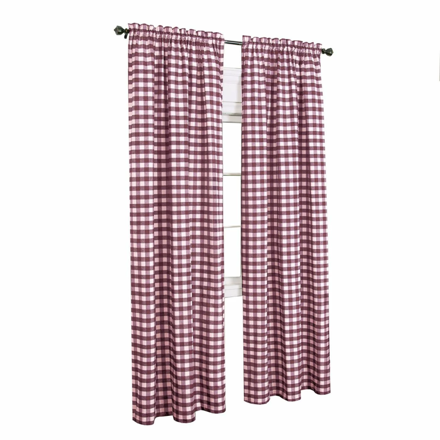 Top 10 ✨ 91 - 95 In. Achim Buffalo Check 42W X 95L In. Window Curtain Panel ⌛ 1 Top 10 ✨ 91 - 95 In. Achim Buffalo Check 42W X 95L In. Window Curtain Panel ⌛