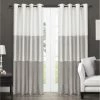 Budget ⭐ Curtain Panels Exclusive Home Chateau Striped Grommet Curtain Panel Pair ⭐