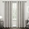Budget 🤩 Curtain Panels Exclusive Home Forest Hill Woven Room Darkening Grommet Curtain Panel Pair 👍