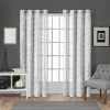 Best reviews of 🧨 Curtain Panels Exclusive Home Panza Printed Metallic Geometric Grommet Top Curtain Panel Pair 🧨