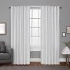 Discount ✨ Curtain Panels Exclusive Home Zeus Textured Jacquard Blackout Hidden Tab Curtain Panel Pair ✔️