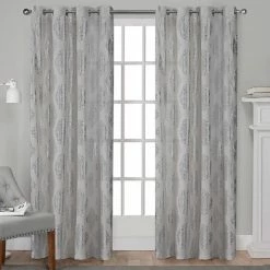 Budget 😍 Curtain Panels Exclusive Home Augustus Metallic Light Filtering Window Curtain Panel Pair ⌛