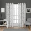 Best reviews of 🧨 Curtain Panels Exclusive Home Edinburgh Sheer Branch Burnout Window Curtain Panel Pair 🔥