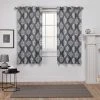 Buy 😉 96 - 108 In. Exclusive Home Medallion Blackout Window Curtain Panel Pair 🤩