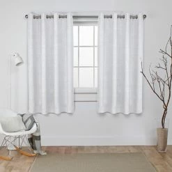 Cheap 🔔 Curtain Panels Exclusive Home Oxford Textured Sateen Thermal Window Curtain Panel Pair ⌛