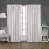 Outlet 👍 Curtain Panels Exclusive Home Sateen Woven Blackout Window Curtain Panel Pair 👏