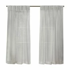 Hot Sale 🌟 Curtain Panels Exclusive Home Belgian Pinch Pleat Curtain Panel Pair ⭐