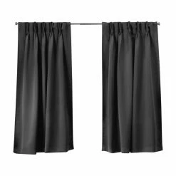 Deals 🌟 Curtain Panels Exclusive Home Sateen Blackout Pinch Pleat Curtain Panel Pair 💯