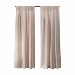 Best Pirce ⭐ Curtain Panels Exclusive Home Sateen Woven Blackout Button Top Curtain Panel Pair 🎉