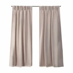 Best Pirce ✨ Curtain Panels Exclusive Home Sateen Twill Woven Blackout Pinch Pleat Curtain Panel Pair ✔️