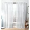 Best Sale 👍 Curtain Panels Exclusive Home Penny Sheer Pinch Pleat Curtain Panel Pair 👍