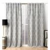 Buy 😍 Curtain Panels Nicole Miller Circuit Hidden Tab Top Curtain Panel Pair ✨