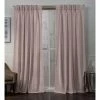 Discount 😀 Curtain Panels Exclusive Home Velvet Heavyweight Pinch Pleat Curtain Panel Pair 🎁