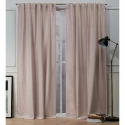 Hot Sale π Curtain Panels Nicole Miller New York Mellow Slub Textured Hidden Tab Top Curtain Panel Pair π