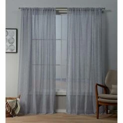 Top 10 👏 Curtain Panels Exclusive Home Itaji Sheer Rod Pocket Top Curtain Panel Pair 🔔