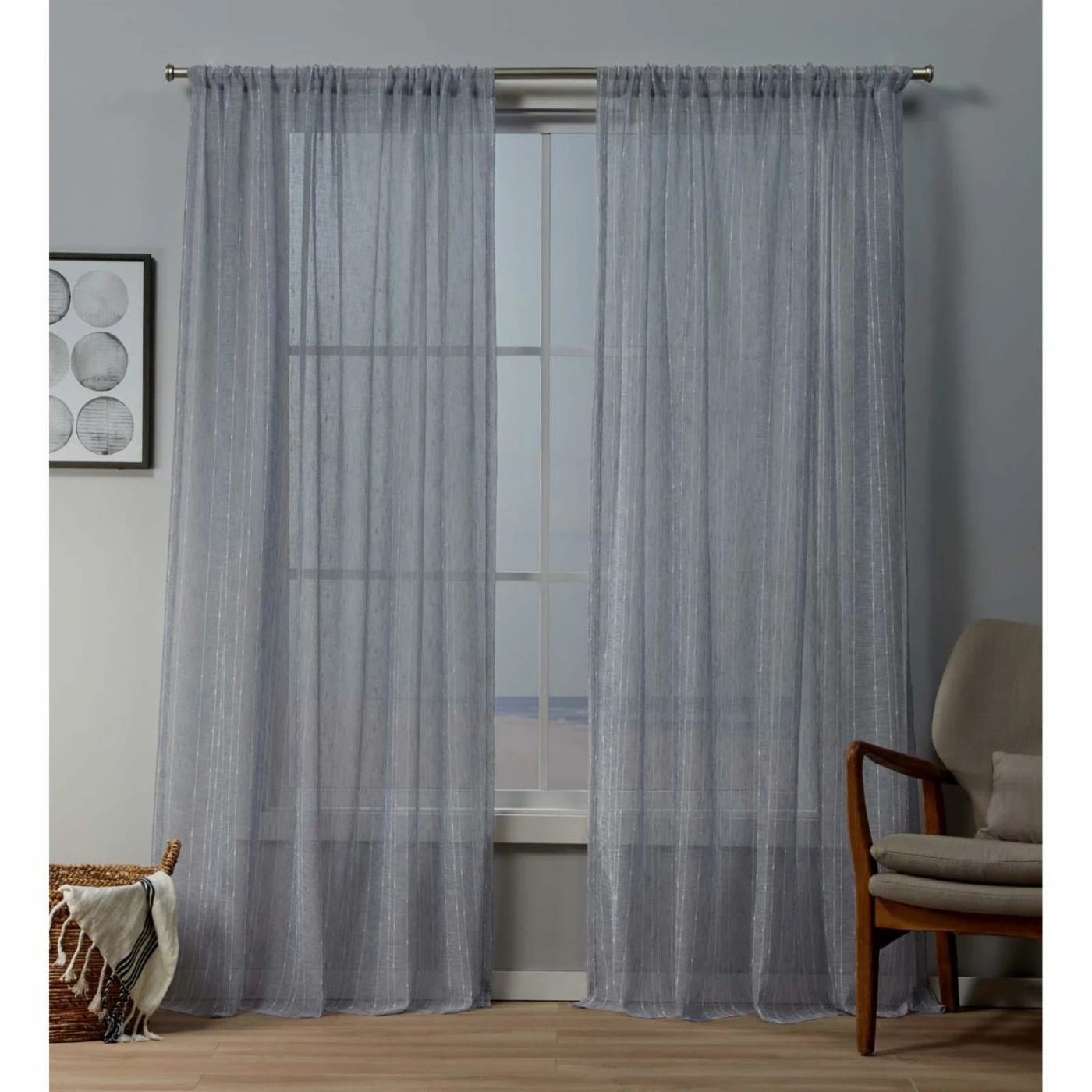 Top 10 π Curtain Panels Exclusive Home Itaji Sheer Rod Pocket Top Curtain Panel Pair π 1 Top 10 π Curtain Panels Exclusive Home Itaji Sheer Rod Pocket Top Curtain Panel Pair π