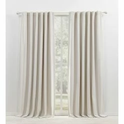 Coupon 👍 Curtain Panels Lauren Ralph Lauren Sallie Blackout Heavy Cotton/Linen Blend With Lining Rod Pocket Curtain Panel 🎉