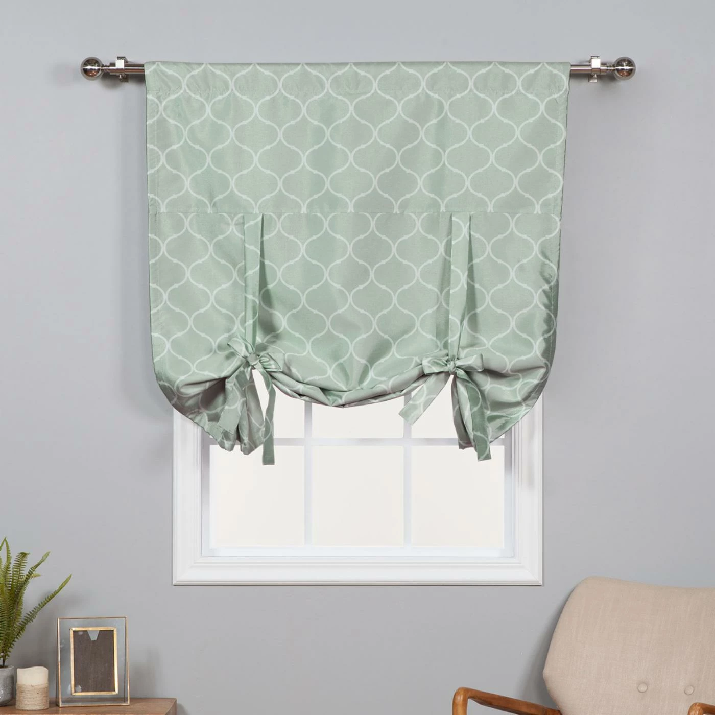 Cheap 😍 55 - 63 In. Best Home Fashion Quatrefoil Tie-Up Shade With Blackout Lining 😍 1 Cheap 😍 55 - 63 In. Best Home Fashion Quatrefoil Tie-Up Shade With Blackout Lining 😍