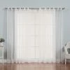 Top 10 🌟 Curtain Panels Best Home Fashion White Wide Tulle Lace Sheer Curtain ✨
