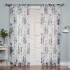 Best Pirce 🤩 Curtain Panels Best Home Fashion Watercolor Rose Print Curtains ✨