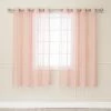 Flash Sale 🥰 Curtain Panels Best Home Fashion Sheer Tulle Bronze Grommet Curtain Panel Pair 🌟