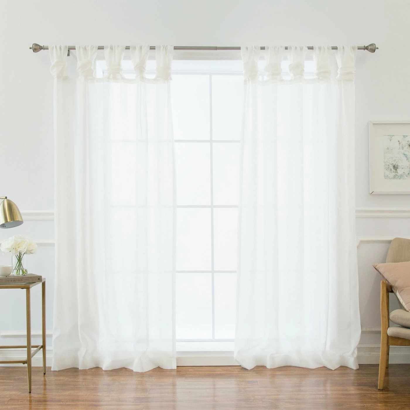 Budget βοΈ Curtain Panels Best Home Fashion Sheer Faux Linen Twist Tab Curtain Panel Pair π 1 Budget βοΈ Curtain Panels Best Home Fashion Sheer Faux Linen Twist Tab Curtain Panel Pair π