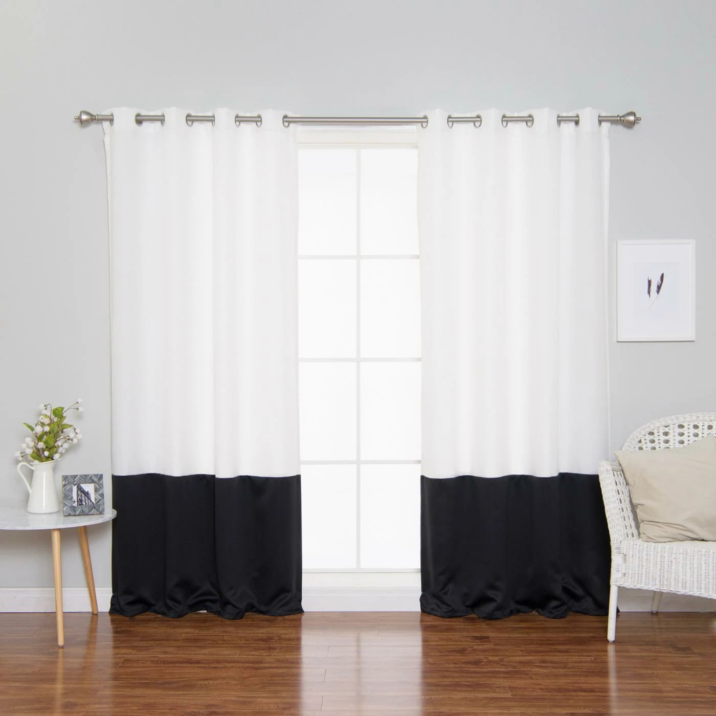 Best deal β¨ Curtain Panels Best Home Fashion Oxford Colorblock Curtains π₯° 1 Best deal β¨ Curtain Panels Best Home Fashion Oxford Colorblock Curtains π₯°